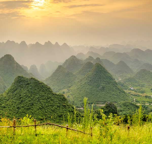 Mountains in Yangshuo