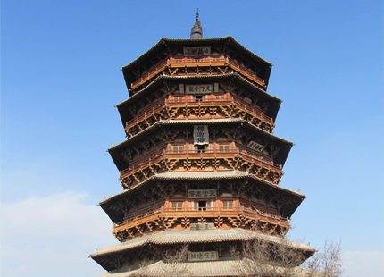 Pagoda de madera
