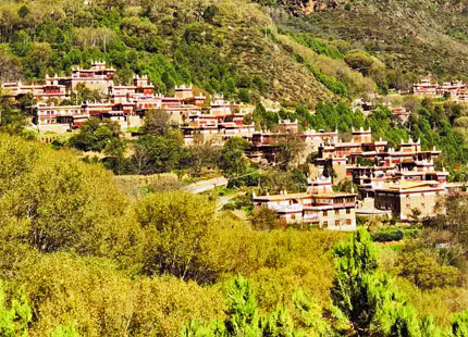 aldea de los tibetanos