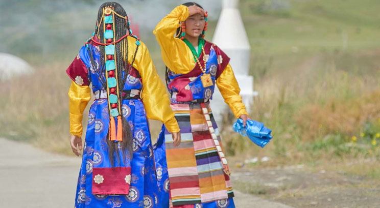 costume tibétain