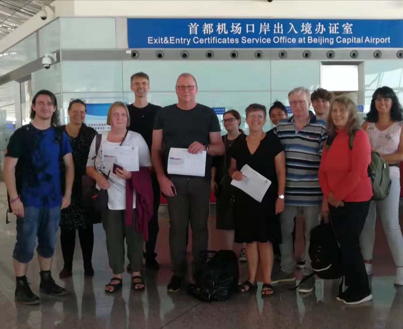 Port visa à l'aéroport international de Pékin