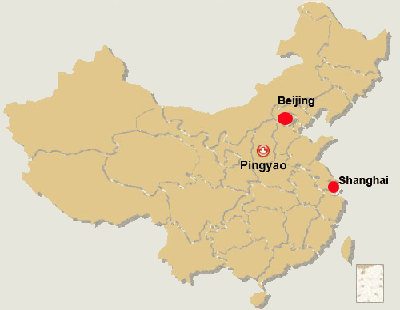 carte de localisation de Pingyao