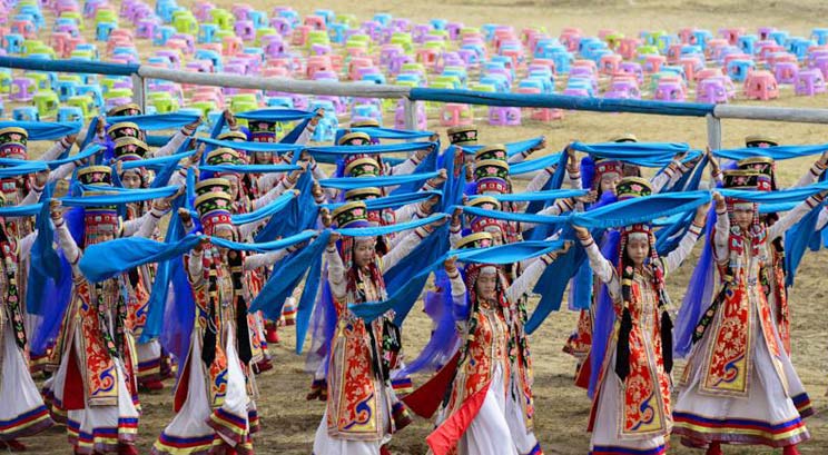festival traditionnel mongol du Naadam