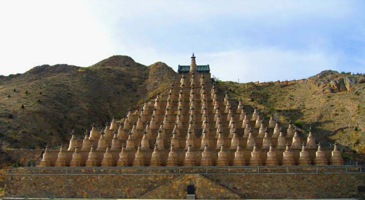 108 stupas de Qingtongxia