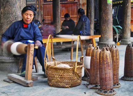 Ethnie Dong dans le village Zhaoxing