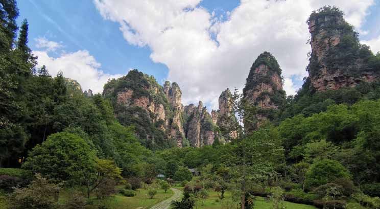 le parc de Wulingyuan de Zhangjiajie