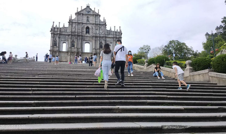 Ruines de la cathédrale Saint-Paul à Macao