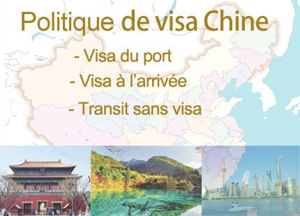 poliitique de visa de Chine