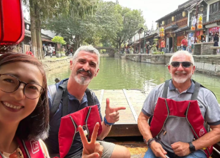 Voyageurs à Zhujiajiao