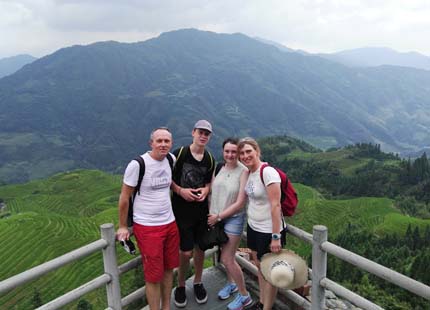 voyageurs de Circuitschine à Longsheng